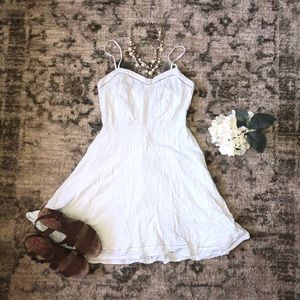 White sun dress ☀️🌸